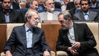 دیدار علی لاریجانی با ولایتی