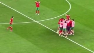 گل دیدنی مراکش به اردن در فینال جام عربی در دوحه قطر گل دیدنی مراکش به اردن در فینال جام عربی در دوحه قطر