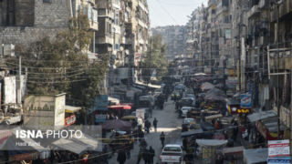 خروج اهالی حلب در پی حملات و تیراندازی سنگین شبه نظامیان «قسد» 