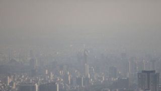 کیفیت هوای تهران در وضعیت قرمز