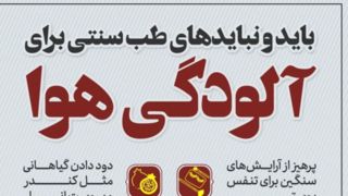 باید و نبایدهای طب سنتی برای آلودگی هوا