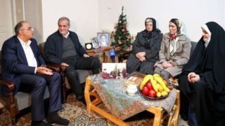 دیدار رئیس جمهور با خانواده شهید مسیحی