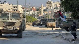 یورش نظامیان رژیم صهیونیستی به مناطق مختلف کرانه باختری