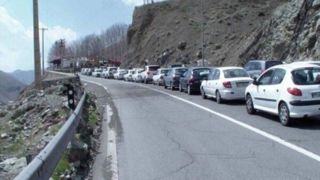 جاده چالوس یکطرفه شد؛ ترافیک نیمه سنگین در راه‌ها