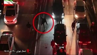 شمشیر به دست در خیابان های شمال تهران | تصاویر پهپادی از آشوبگران ۱۹ دی