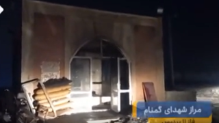 آتش اغتشاشگران در مزار شهدای پردیس