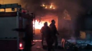 تخریب اموال عمومی در البرز به دست اغتشاشگران