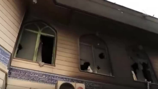 آتش زدن مسجدی که شهید رئیسی امام جماعت آن بود آتش زدن مسجدی که شهید رئیسی امام جماعت آن بود