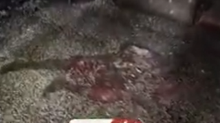 تصاویر دردناک از رد جوان ۱۸ ساله بسیجی بر روی فرش سوخته مسجد