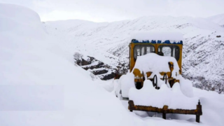 طبیعت زمستانی روستای کنگ