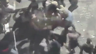 جنایت داعش گونه اغتشاشگران با محافظان امنیت