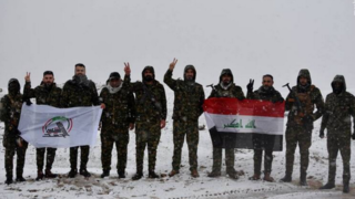 حضور نیروهای حشدالشعبی در مرز مشترک عراق و سوریه