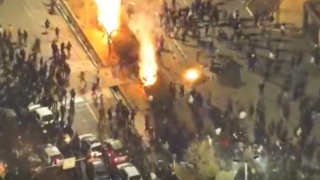 تصاویر جدید از آشوب‌های خیابانی در قزوین