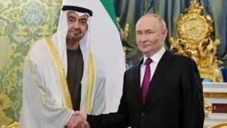 پوتین در دیدار با رئیس امارات: روسیه از نزدیک تحولات ایران را زیر نظر دارد  