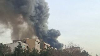 تصاویری از آتش سوزی در بازارچه جنت تصاویری از آتش سوزی در بازارچه جنت