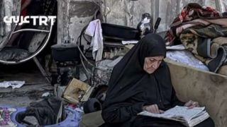  تصویری تأثیرگذار از پیرزن فلسطینی