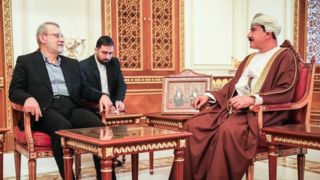 دیدار لاریجانی با وزیر دفتر سلطنتی عمان