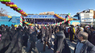 حضور جامعه ورزش در راهپیمایی ۲۲ بهمن