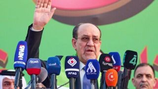 المالکی: انحلال الحشد الشعبی شایعه است