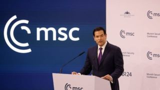 توجیه روبیو در نشست مونیخ برای حملات متجاوزانه آمریکا به تاسیسات اتمی ایران