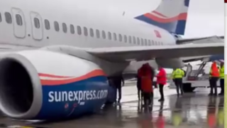  نجات معجزه‌آسا در فرودگاه آنتالیا؛ لحظاتی پیش از برخاستن