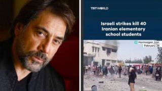 واکنش خاویر باردم به کشتار کودکان ایرانی در حملات آمریکا و اسرائیل