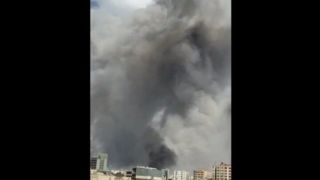 میدان سپاه تهران بمباران شد | تصاویری از محل حمله به منطقه‌ای در نزدیکی برج آزادی تهران