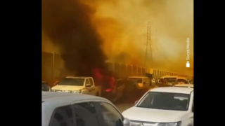 محل سقوط موشک ایرانی در قطر