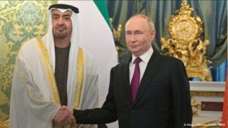 رایزنی پوتین با رئیس امارات با تاکید بر برقراری آتش‌بس فوری در غرب آسیا