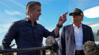 فرماندار کالیفرنیا: ترامپ جنگی را که هیچکس نمی‌خواهد به راه انداخت