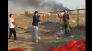 خفت و ترس خلبان جنگنده ساقط‌شده آمریکایی