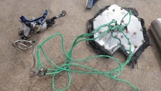 انهدام پهپاد پیشرفته اسرائیل در چهارمحال و بختیاری + عکس