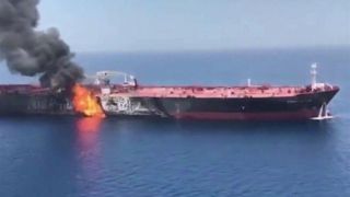 اصابت موشک به نفتکش آمریکایی در شمال خلیج فارس