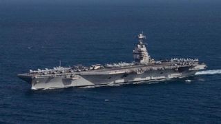 اصابت پهپاد‌های نیروی دریایی سپاه به ناو هواپیمابر آبراهام لینکن   