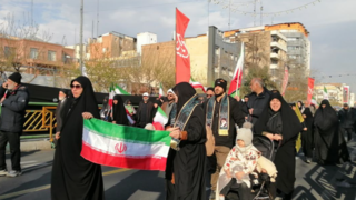 گزارش تصویری از راهپیمایی بیعت با رهبری جدید انقلاب