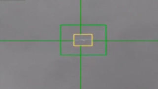 لحظه انهدام پهپاد هرمس در آسمان تهران