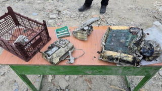 بقایای موشکی که دانش ‌آموزان میناب را به شهادت رساند