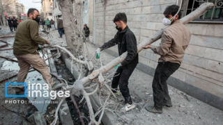 حمله هوایی به منازل مسکونی در تهران حمله هوایی به منازل مسکونی در تهران