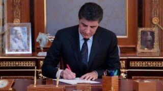 پیام بارزانی به مناسبت انتخاب آیت‌الله سیدمجتبی خامنه‌ای