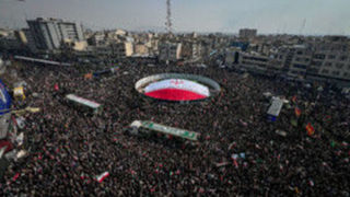 مراسم تشییع پیکر فرماندهان شهید «جنگ رمضان»