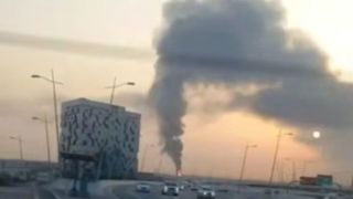 همچنان در میان آتش | تصاویری از انبار سوخت در فرودگاه دبی