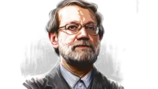 پوستر شهیدان علی لاریجانی و غلامرضا سلیمانی