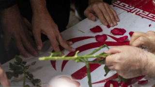 تشییع پیکر سخنگوی سپاه پاسداران در مصلای امام خمینی(ره)