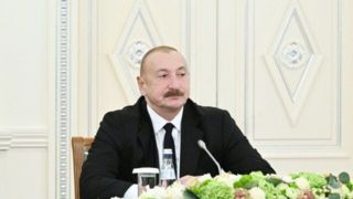 در پیامی به رئیس‌جمهوری ایران علی‌اف: تلاش مشترک برای تقویت دوستی و همکاری با ایران ادامه می‌یابد  