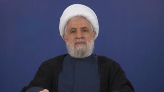 شیخ قاسم: لبنان در برابر پروژه «اسرائیل بزرگ» میان تسلیم یا مقاومت قرار دارد  