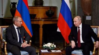 دیدار پوتین و پاشینیان در سایه بحث روابط ارمنستان با اتحادیه اروپا  