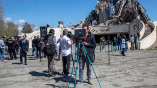 نشست خبری سرپرست باشگاه استقلال در ورزشگاه ۱۲ هزار نفری مجموعه ورزشی آزادی 