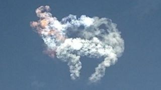 تصاویری از رد آخرین موشک‌های شلیک شده از ایران