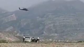 شلیک گشت پلیس باشهامت به بالگردهای آمریکایی 