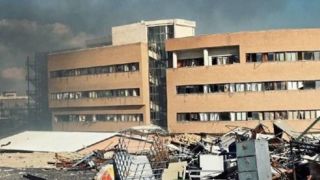 وضعیت دانشگاه شهید بهشتی بعد از حمله هوایی | حضور وزیر علوم در محل تخریب شده